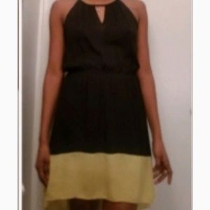 Black And Yellow Dress